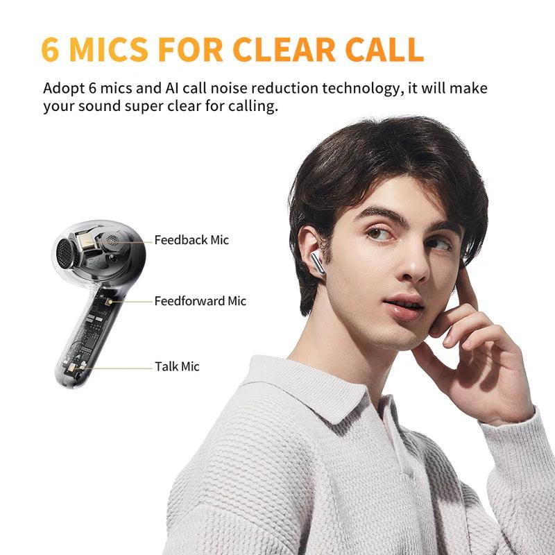 QCY AilyBuds Pro+ True Wireless Earbuds, Adaptive ANC, Hi-Res Audio - Image 9