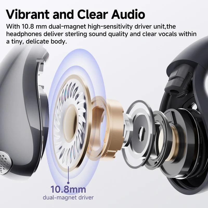 QCY Crossky C30 Open-Ear Clip Earbuds ,25 Hours of Playtime - Image 26
